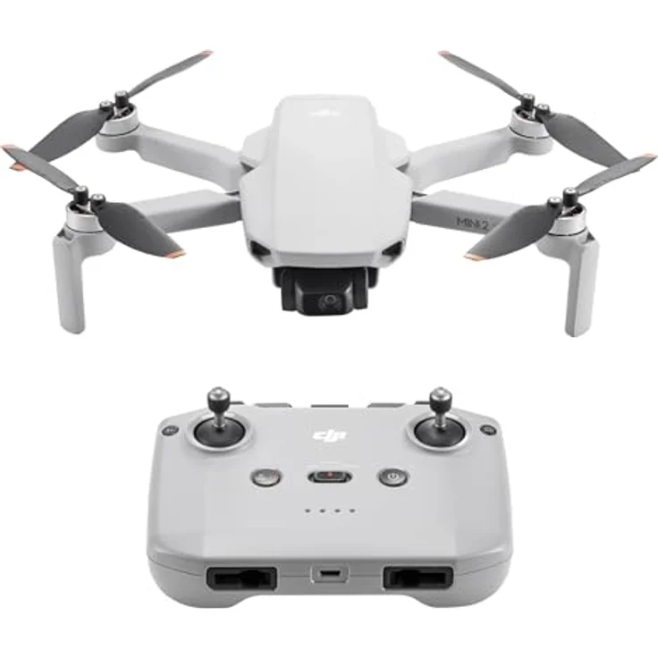 DJI Mini 2 SE, leichte und faltbare Mini-Kameradrohne mit 2.7K Video, intelligenten Modi, 10 km Videoübertragung, 31 min Flugzeit, unter 249 g, Fotoshooting, Straßenaufnahmen, C0 – Bild 1