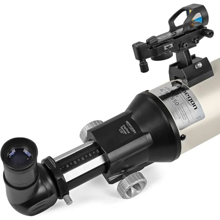 Omegon Teleskop Horizon AC 90/650, Lichtstarkes Allround-Teleskop mit 90-mm-Öffnung und Smartphone-Adapter – Bild 2