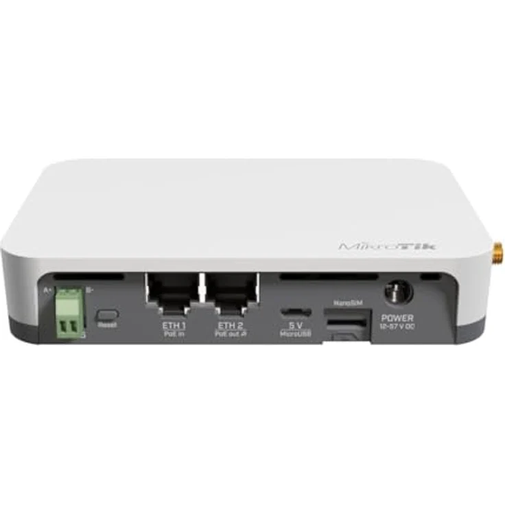 MikroTik KNOT LR9 Kit, vielseitiger Router mit RouterOS L4, 2,4 GHz, Bluetooth, 4 Ports, MicroUSB, ideal für Heim und kleines Büro – Bild 1