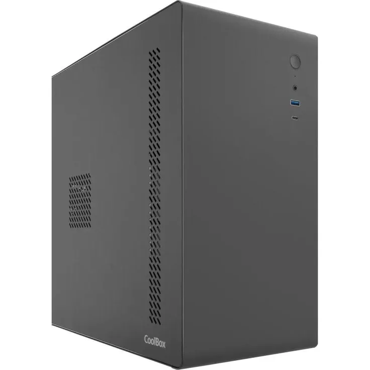 CoolBox COO-PCM640C-0, Micro-ATX PC-Gehäuse mit hervorragender interner Kapazität für beengte Platzverhältnisse