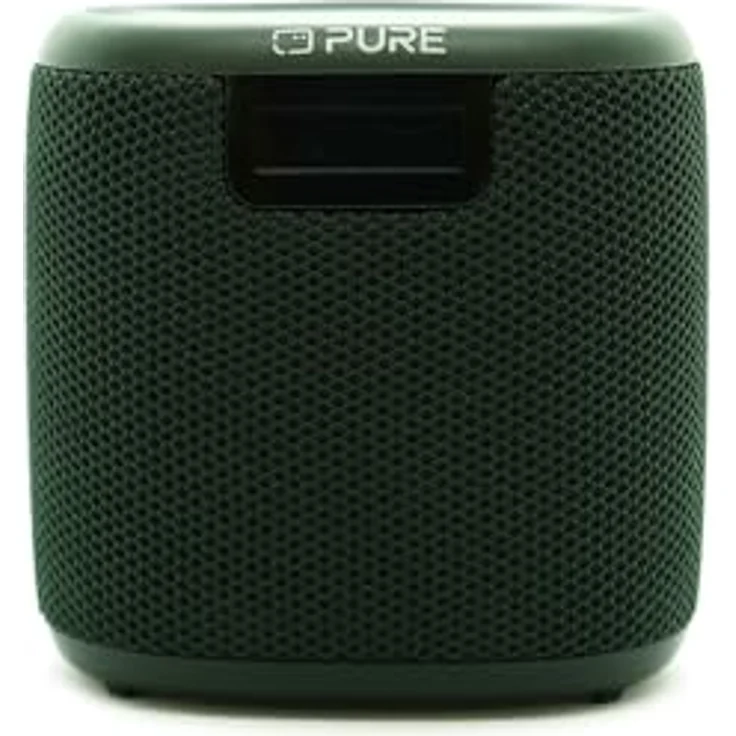 Pure Woodland Mini Outdoor Lautsprecher mit Bluetooth & DAB+/FM Radio (wasserdicht IP67, robust, tragbar, 14h Akku, perfekt für Garten & Camping) Grün – Bild 1