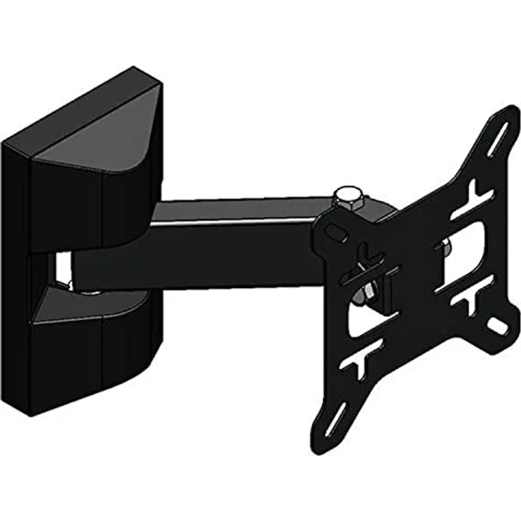 LEYF Fernseher Wandhalterung - Schwenkbar, Neigbar - Flachbildschirm Halterung - für LED, LCD, OLED, 4K, Plasma - VESA bis 50x50, 100x100 - für Fernseher von 19 bis 26 Zoll (48cm bis 66cm) max. 25 kg