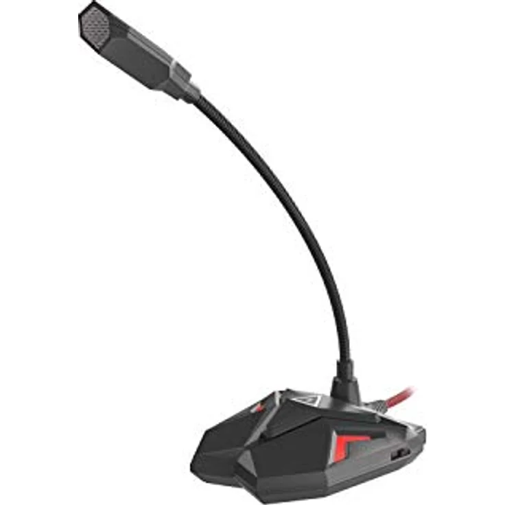 Genesis Radium 100 Gaming Mikrofon USB mit Kugel-Richtcharakteristik Schwarz Rot – Bild 1