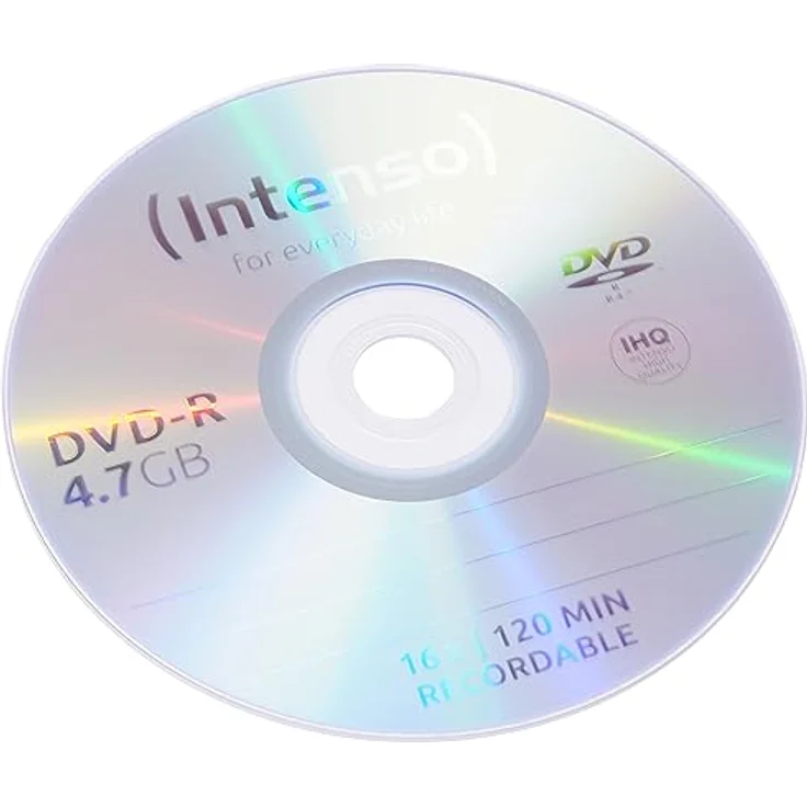 Intenso DVD-R Rohlinge 4,7 GB 16x kratzfest Cover-Card 10er Pack Slim Case – Bild 5