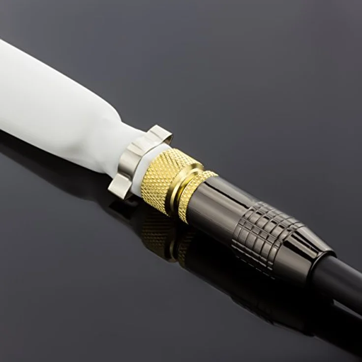 deleyCON Fensterdurchführung SAT Kabel 21,5cm flexibel 16cm Weiß - 2 Stück, extrem flach 2mm, geschirmt - Preisvergleich – Bild 4