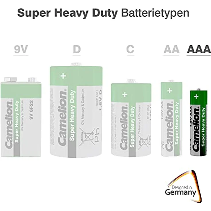 Camelion 10000403 Super heavy duty Batterien R03-Micro, 4er-Pack – Bild 5