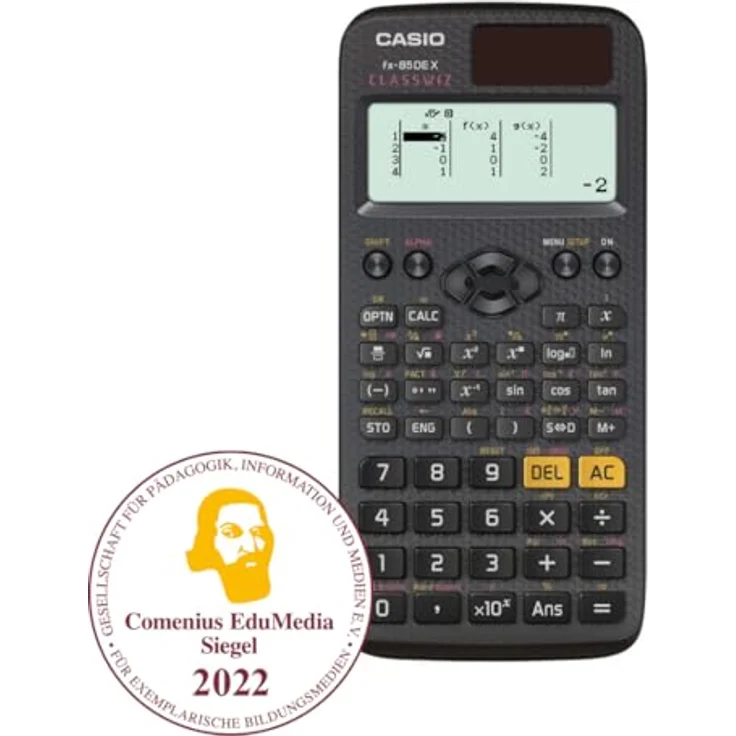 Casio FX-85DE X ClassWiz Schwarz (12410069210) – Bild 2