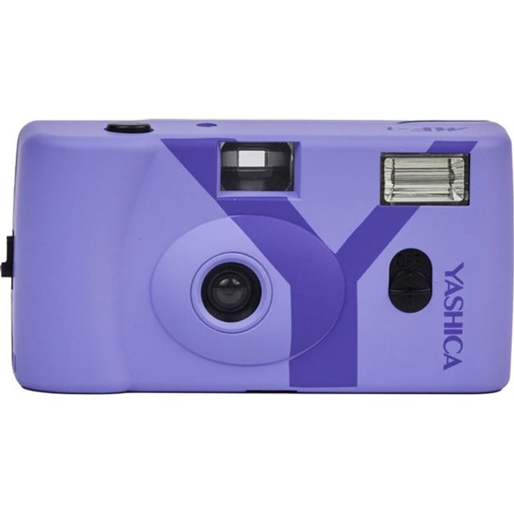 Yashica MF-1 Snapshot Art Camera, Einfache Analogkamera in Lavendelfarbe für Einsteiger