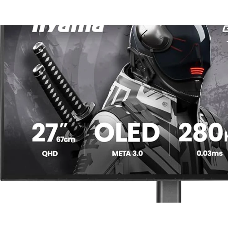 iiyama G-MASTER GOB2701QSC-B1, 27" OLED Gaming Monitor mit META 3.0 Panel, 1.500 Nits HDR und NVIDIA G-SYNC – Bild 10