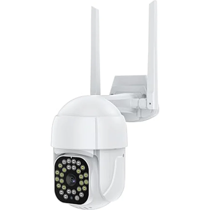 Superior Electronics SUPICM003, IP-Sicherheitskamera für draußen, kabellos, 1080p mit Nachtsicht, Schwarz/Weiß, Dome – Bild 1