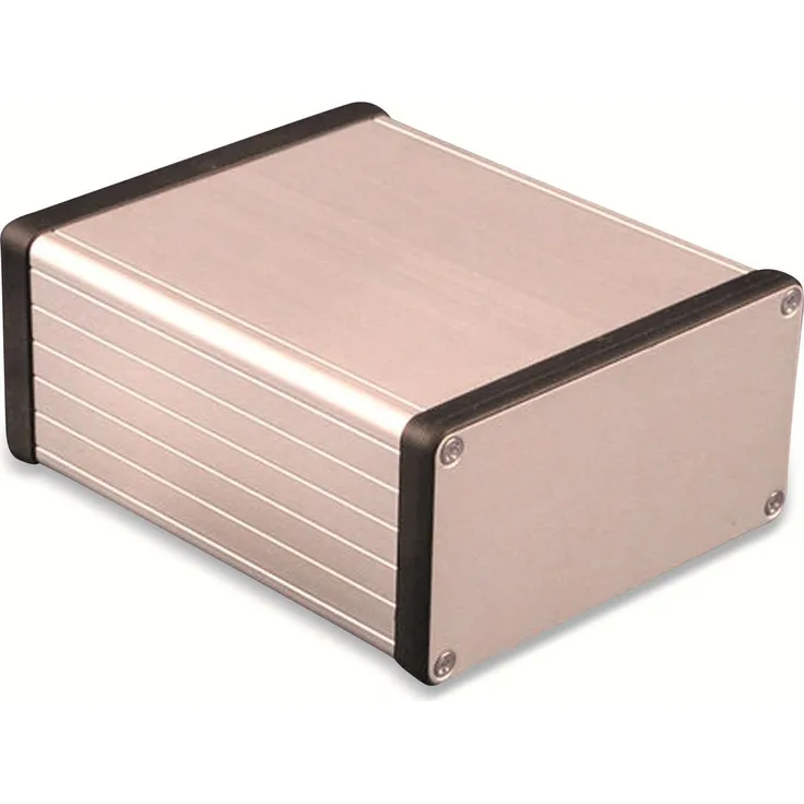 Hammond Longboards Aluminium-Gehäuse 1455N1201, IP54, 120x103x53 mm mit Kunststoffrahmen для universale Anwendungen