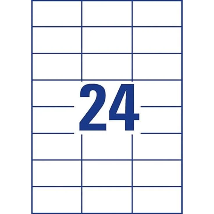 Zweckform 3474 Avery Etiketten 70 x 37mm weiß – Bild 3