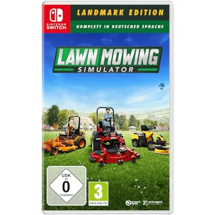 Astragon Lawn Mowing Simulator – Landmark Edition [Nintendo Switch], detailgetreues Mähen in der britischen Provinz - Preisvergleich
