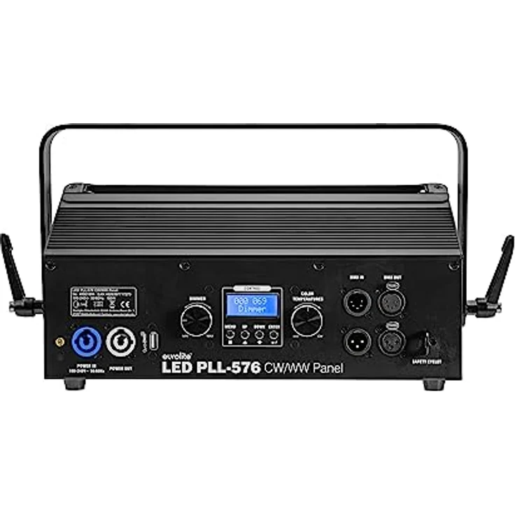 Eurolite LED PLL-576 CW/WW Panel, leistungsstarker Scheinwerfer mit 576 COB LEDs, DMX-Steuerung, Energieeffizienz 160 Watt, Weiss – Bild 6
