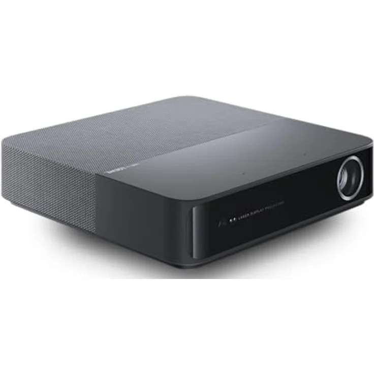Loewe We. Beam Portabler Laser Projektor, Full HD 1920 x 1080, ALPD Laser, Dolby Audio, über 500 ANSI Lumen, hoher Kontrast, Autofokus, 40 bis 120 Zoll, Home Cinema, Kompatibel mit Powerbanks USB-C, Schwarz – Bild 2
