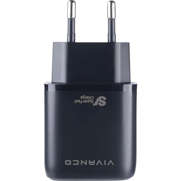 VIVANCO Super Fast Charger USB Type-C™ 25W PD3.0 Ladegerät für Samsung Galaxy S-Serie und A-Serie, Schwarz – Bild 2