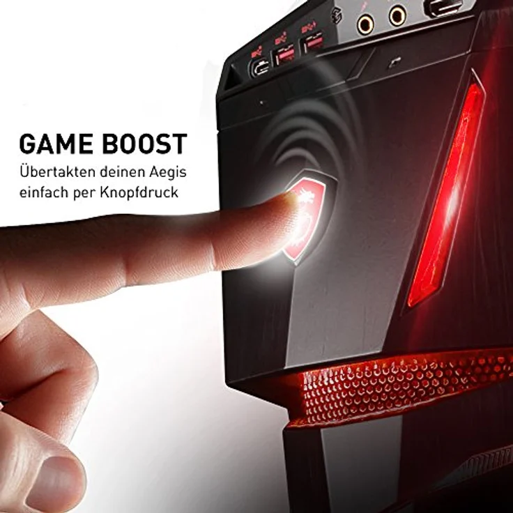 MSI Aegis Ti3 VR7RF-043DE Gaming-PC inkl. MSI Gaming Pack (Intel Core i7-7700K, MSI nVidia GeForce GTX1080Ti Gaming 11GB, 2x512GB PCIe SSD, 4x16 GB DDR4, Windows 10 Home) schwarz, High End, Wassergekühlt – Bild 6