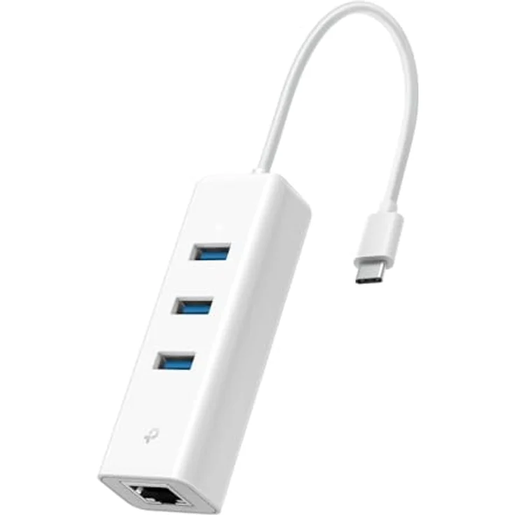TP-Link UE330C USB-C Hub mit Gigabit-LAN-Adapter, 3 USB-A 3.0 Ports, kompatibel mit Laptop, Nintendo und iPad – Bild 2