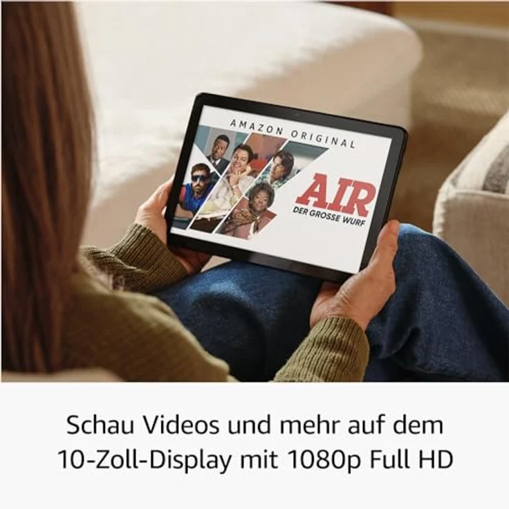 Fire HD 10-Tablet 2023, Full-HD-Display 10,1 Zoll, Octa-Core-Prozessor, 3 GB RAM, bis zu 13 Stunden Akkulaufzeit, 32 GB, schwarz, mit Werbung – Bild 3