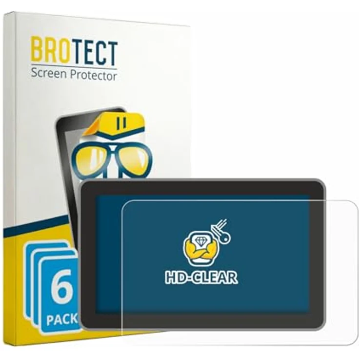BROTECT Schutzfolie für Bambu Lab H2C, 6 Stück, Ultra-Klar, Kratzschutz, Made in Germany – Bild 1
