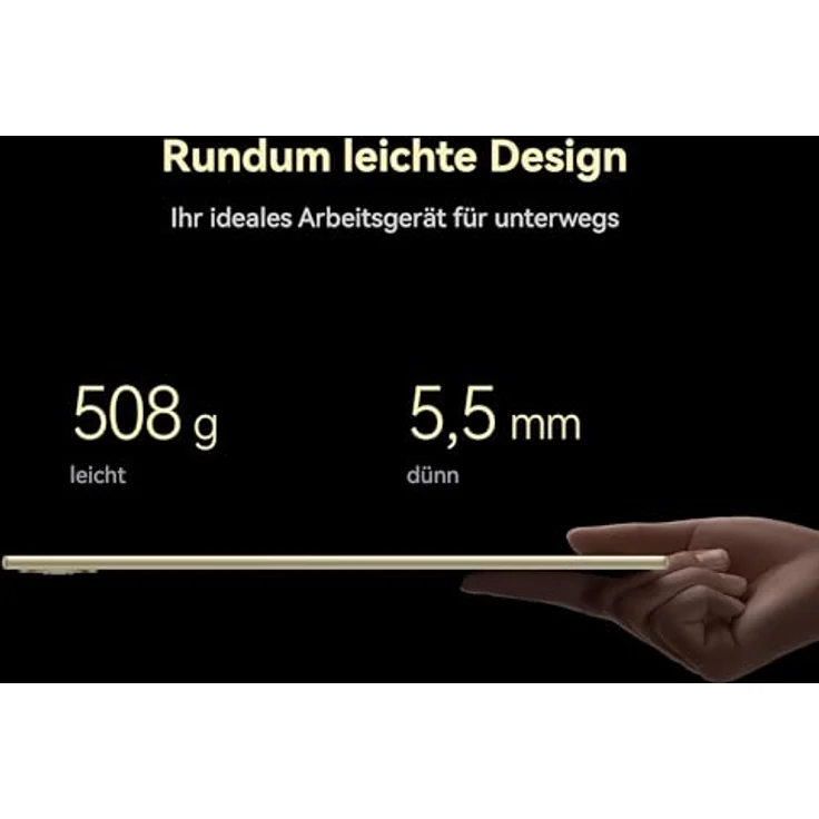 HUAWEI MatePad Pro 12.2“ PaperMatte Edition Tablet, 2.8K Tandem OLED FullView Display, 144 Hz Bildwiederholfrequenz, 12GB+512GB, Glide Keyboard, 10.100 mAh Akku, Profi GoPaint App, Gold – Bild 4