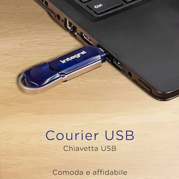 Integral INFD32GBCOU Courier USB-Speicherstick, Blau 256 GB 256 GB – Bild 5