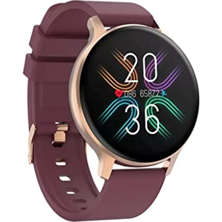 CANYON Smartwatch Badian SW-68 rosé-Gold/red 45mm DE – Bild 2