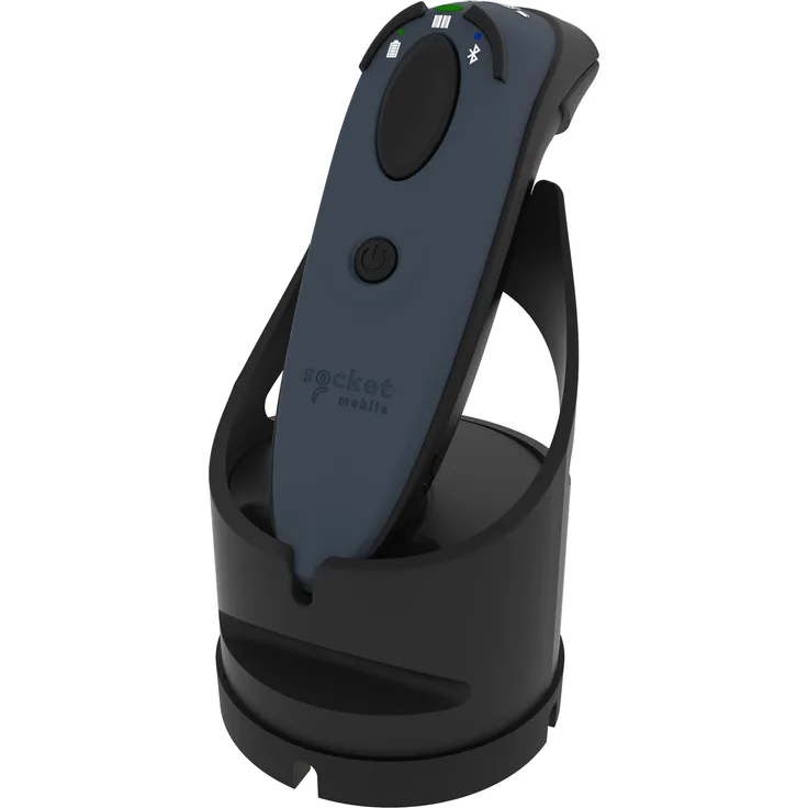 Socket Durascan D720 Barcode-Scanner für 1D- und 2D-Barcodes sowie QR-Codes, Schwarz-Blau
