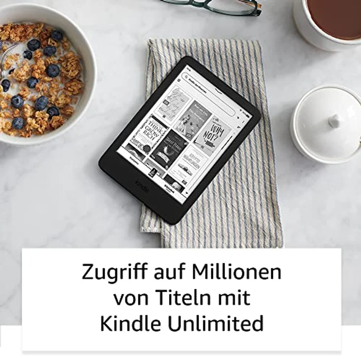 Amazon Kindle (2022) eReader, 6 Zoll, 300 ppi, 16 GB, mit Werbung, schwarz – Bild 7