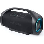 Muse Portable Bluetooth Speaker Splash Proof, Black (Akkubetrieb), Bluetooth Lautsprecher, Schwarz