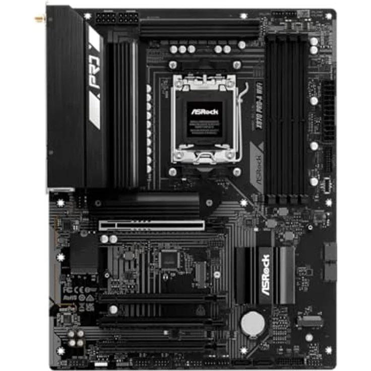 AsRock X870 Pro-A WiFi, AM5 ATX Mainboard mit HDMI/USB-C und DDR5 Unterstützung – Bild 2