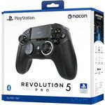 Nacon PS5 Revolution 5 Pro Controller, Schwarz - Magnetische Hall-Effekt-Technologie, Trigger-Stopps, kabellose Verbindung
