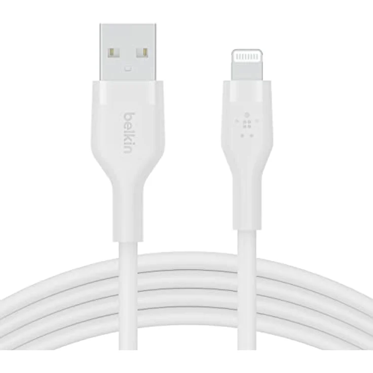 Belkin Flex Lightning-USB-A, Apple zert., 2m, weiß – Bild 2