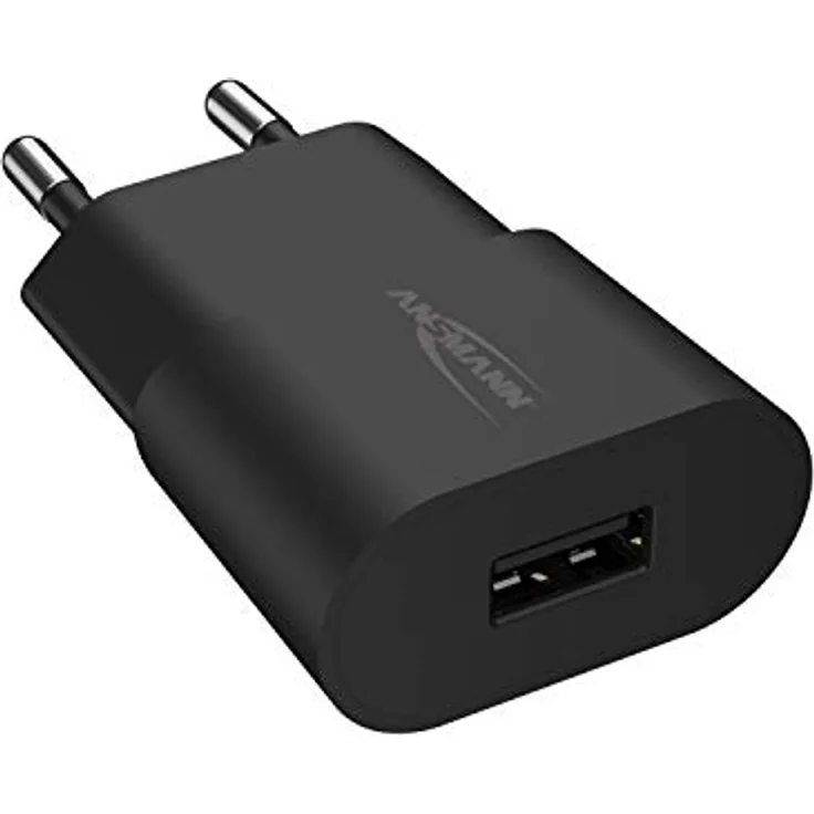 ANSMANN USB Ladegerät 5W 1A, Traveller USB Power Adapter / Netzteil besonders geeignet für Apple iPhone, Samsung Galaxy, Huawei, Xiaomi, Tablet, GoPro, e-Book Reader, etc
