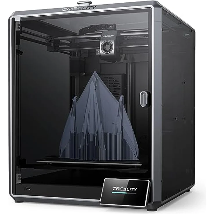 Creality K1 Max 3D Drucker, 600 mm/s Hochgeschwindigkeitsdruck, AI-Kamera, Automatische Nivellierung, KI-Lidar, EIN-Tasten-Selbsttest, 300 * 300 * 300mm Druckgröße – Bild 1