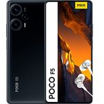 Xiaomi POCO F5 Smartphone+Kopfhörer, 12+256GB Handy ohne Vertrag, 120Hz 6,67'' AMOLED DotDisplay, 64MP OIS Dreifach-Kamera, 5.000 mAh, 67W TurboCharge, Dual-SIM, Black (DE Version)