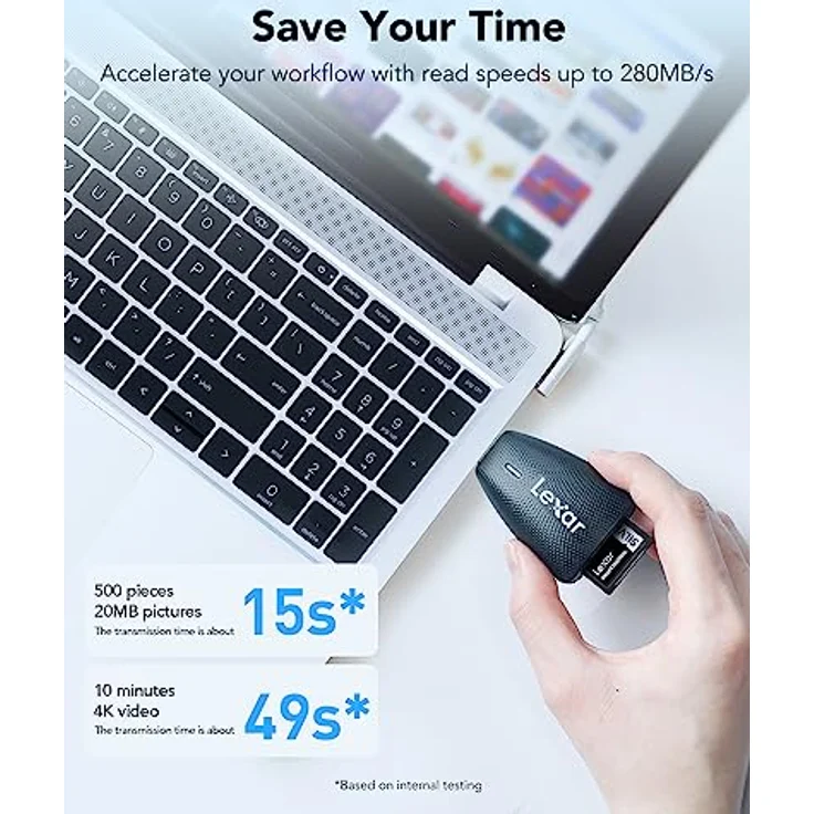 Lexar Silver Pro SD Karte 256GB, SD Speicherkarte UHS-II, V60, U3, C10, SDXC Karte, Bis zu 280 MB/s Lesen, für professionelle Fotografen, Videofilmer, Enthusiasten (LSDSIPR256G-BNNAA) – Bild 5
