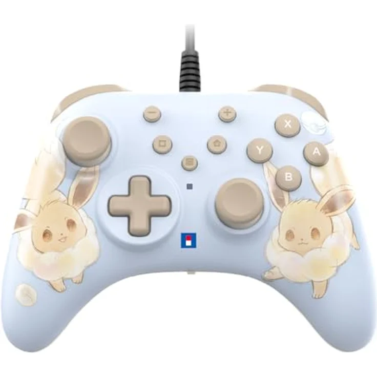 HORI Horipad-Evoli Cottage Core, Gaming Controller für Nintendo Switch, kabelgebunden, mehrfarbig, ergonomisch – Bild 2