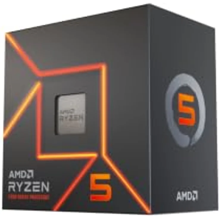 AMD Ryzen 5 7500 Prozessor, 6 Kerne/12 Threads, 3.70-5.00GHz, Sockel AM5, Boxed, 65 Watt TDP – Bild 2