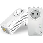 STRONG Powerline 600 Kit | enthält 2 Powerline Adapter | bis zu 600 Mbit/s | HomePlug AV Standard | Reichweite über 300 m | Verbindung über Ethernet-Kabel