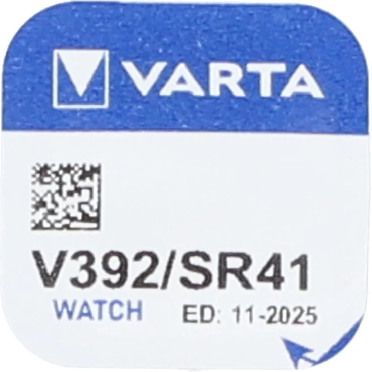 VARTA Batterien Knopfzelle SR 41 W 392 1 St, zur Verwendung mit Hörgeräten