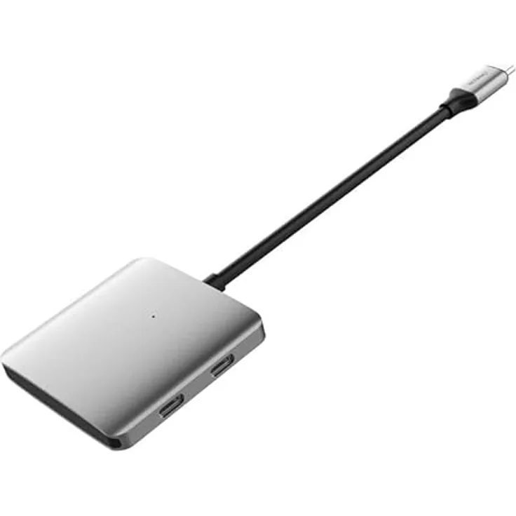Networx USB-C 4-Port Hub, USB-C auf 4X USB-C, spacegrau