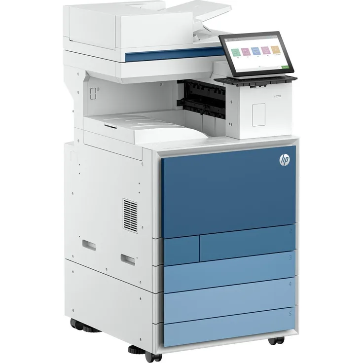 HP Color Laserjet Ent Flow MFP 8801z, A3 Farb-Multifunktionsdrucker mit Duplex-Scannen, 4 Papierkassetten und Faxfunktion