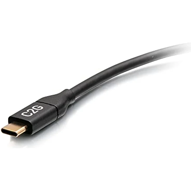 C2G USB-C-Stecker auf USB-A-Buchse Adapter, USB 3.2 Gen 1 (5Gbps), Plug-and-Play, Dongle-Style – Bild 2