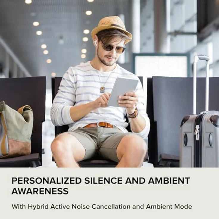 Creative Zen Air Plus, In-ear Bluetooth Kopfhörer mit Anti-Schweiß Technologie, ANC, 8h Akkulaufzeit, kabellos, Blau – Bild 5