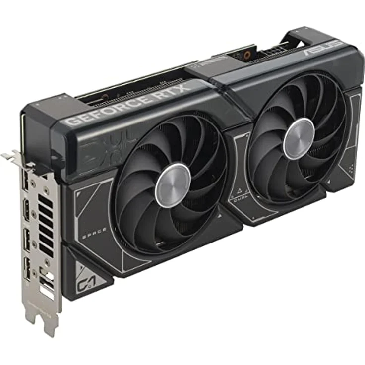 ASUS Dual GeForce RTX 4070 12GB GDDR6X Gaming Grafikkarte (NVIDIA GeForce RTX4070 DLSS3, PCIe 4.0, 1x HMDI 2.1, 3X DisplayPort 1.4a, DUAL-RTX4070-12G) schwarz – Bild 3
