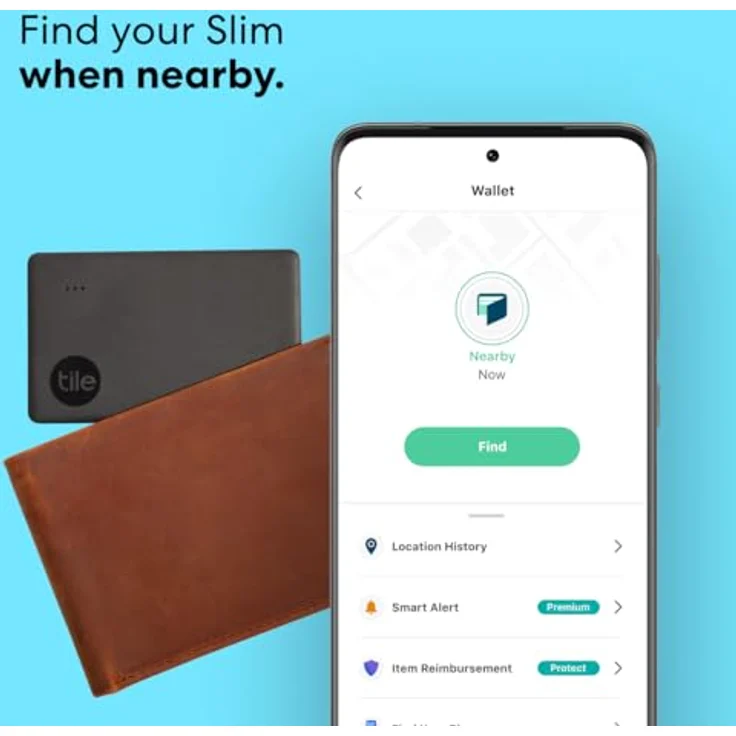 Tile Bluetooth Tracker Slim 2022 schwarz – Bild 4