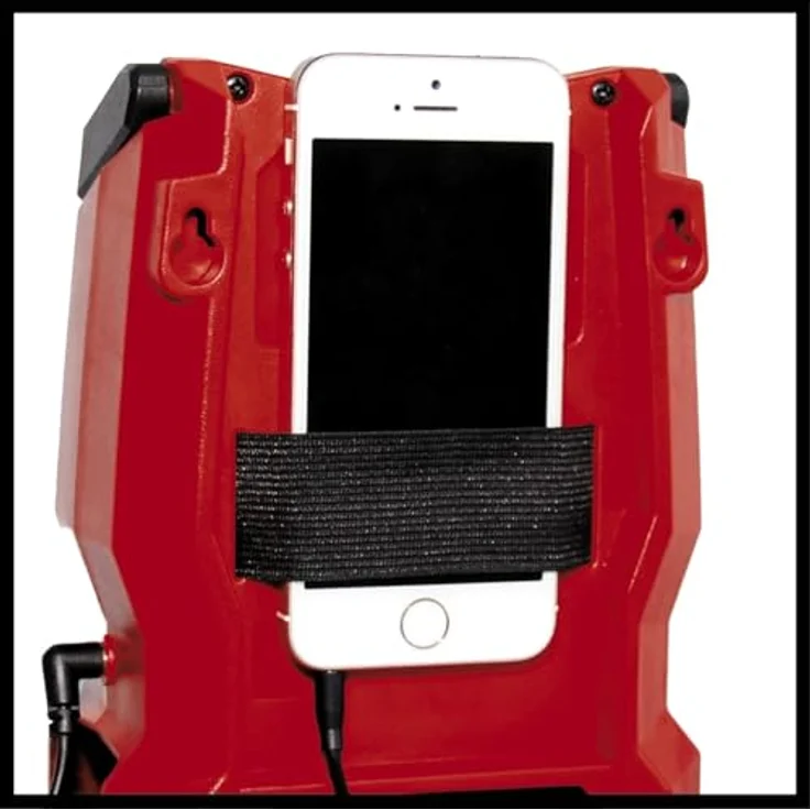 Einhell Akku-Radio TE-CR 18 Li - Solo (18V, 90mm Lautsprecher, 10 Senderspeicherplätze, LCD Display, integrierte Antenne, AUX Anschluss, ohne Akku und Ladegerät) – Bild 7