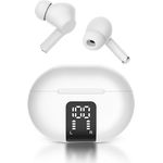 Woyax Pro Bluetooth Kopfhörer, HiFi In-Ear-Kopfhörer mit LED-Indikator, HD 4 Mikrofon ENC, IPX5 wasserdicht, S/M/L Ohrstöpsel
