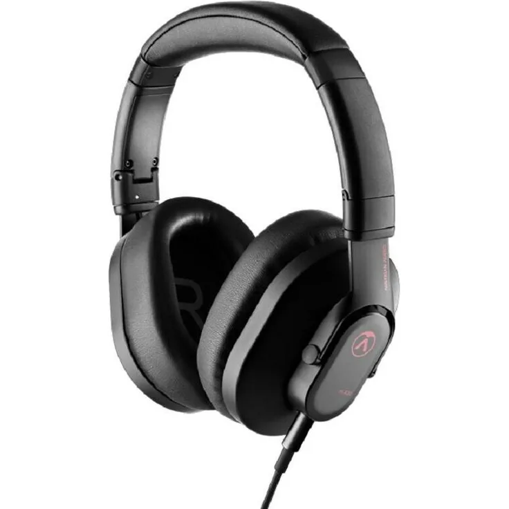 AustrianAudio Hi-X20, Kabelgebundene Over-Ear-Kopfhörer mit 44 mm High-Excursion-Treibern, geschlossene Bauweise, Schwarz